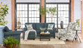 Lotus Aegean Blue Reversible Chaise Sofa