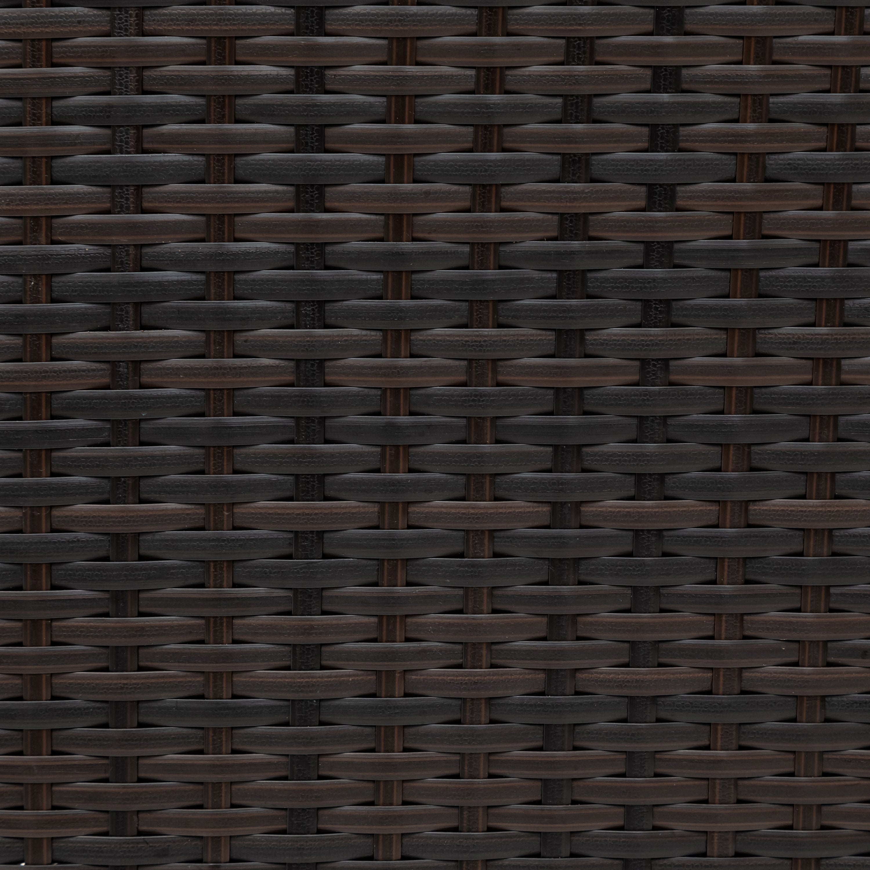 5 Pieces All-Weather Brown PE Rattan Wicker Sofa Set Outdoor Patio Sectional Furniture Set Half-Moon Sofa Set with Tempered Glass Table, Beige