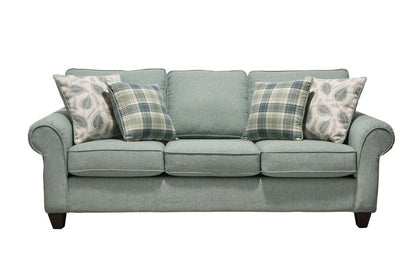 Coastal Marine Blue Sofa and Loveseat