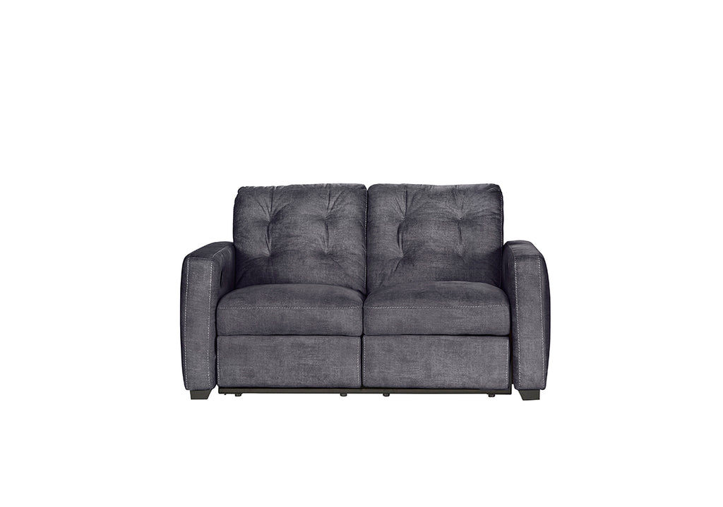 Shadow Gray Reclining Sofa and Reclining Loveseat