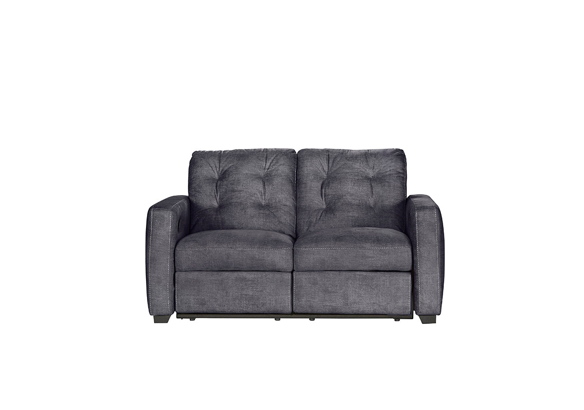 Shadow Gray Reclining Sofa and Reclining Loveseat