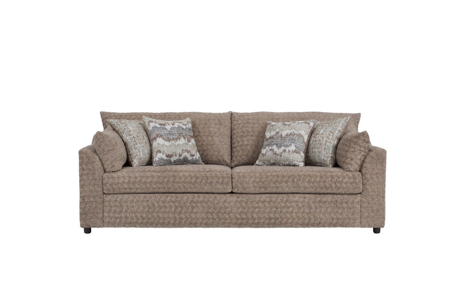 Super Soft Toffee Brown Cuddler Sofa and Loveseat