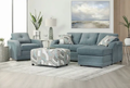 Aquamarine Chaise Sectional