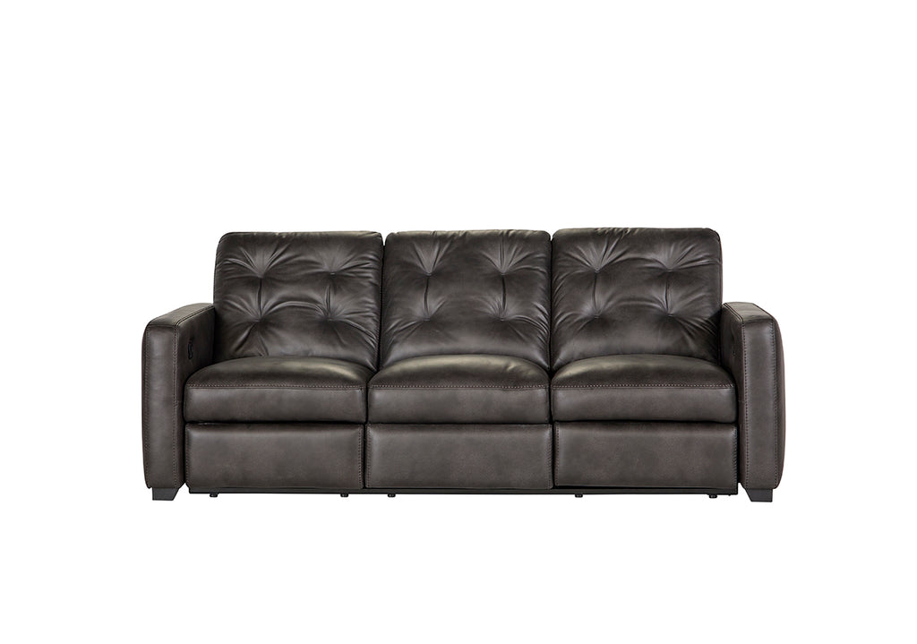 Walnut Brown Reclining Sofa and Reclining Loveseat