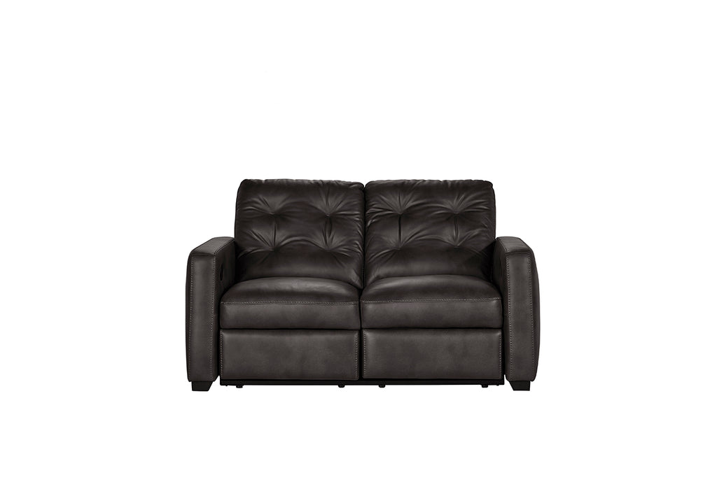 Walnut Brown Reclining Sofa and Reclining Loveseat