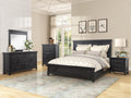 Spruce Creek Farmhouse Black Queen Bedroom Set