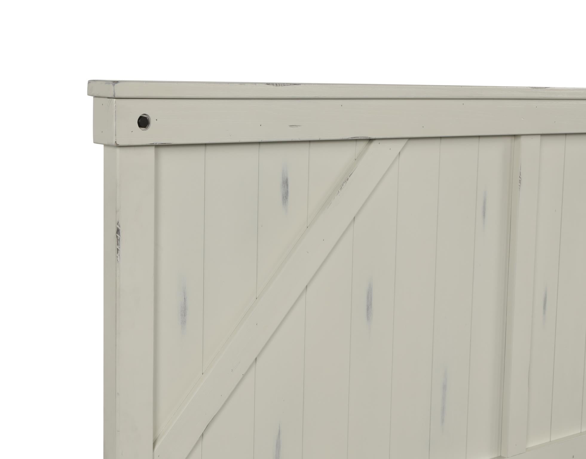 Closeout Spruce Creek Farmhouse White King Bedroom Set