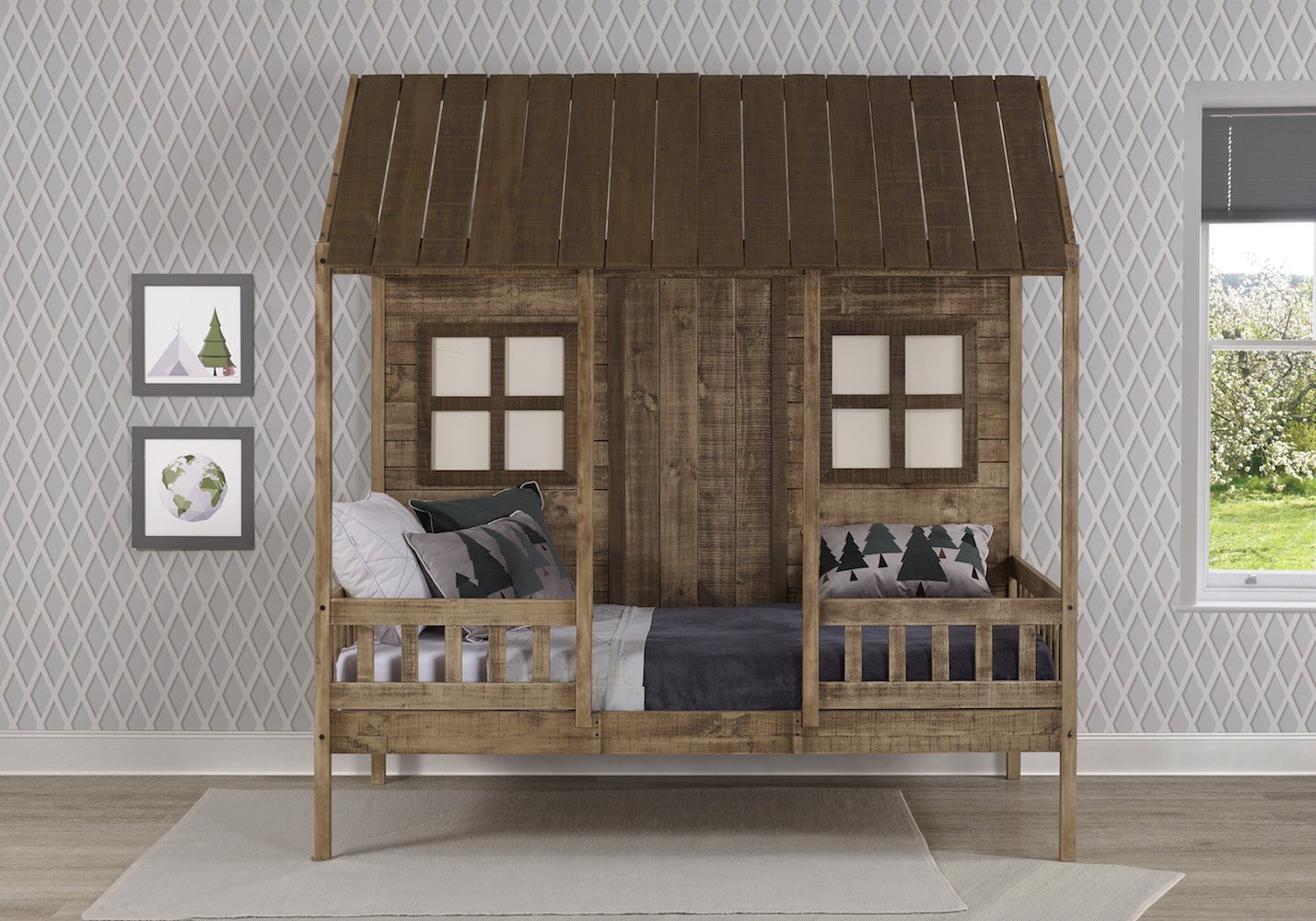 Country Roads Front Porch Loft Bed