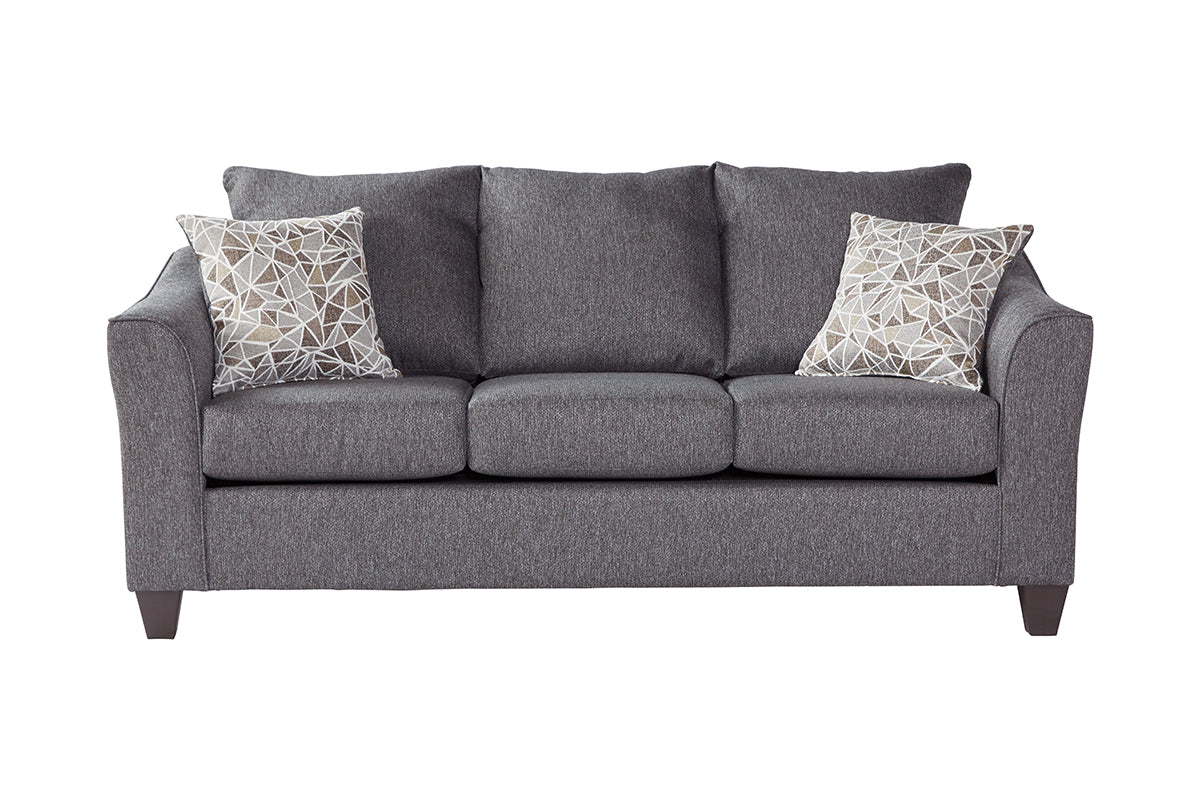 Granite Flared Arm Sofa and Loveseat