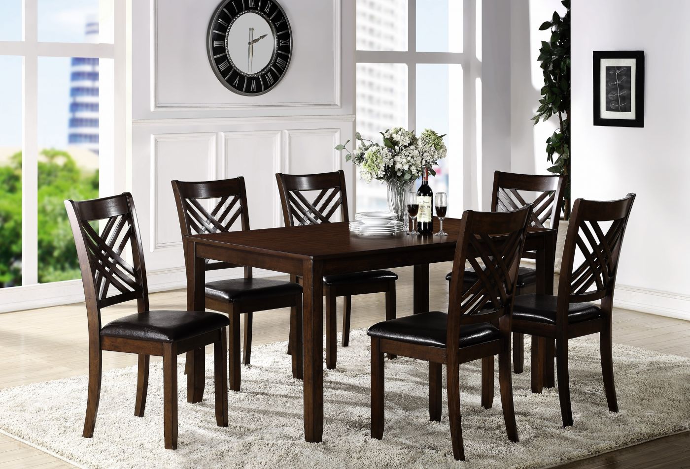 Dark Espresso Dining Set