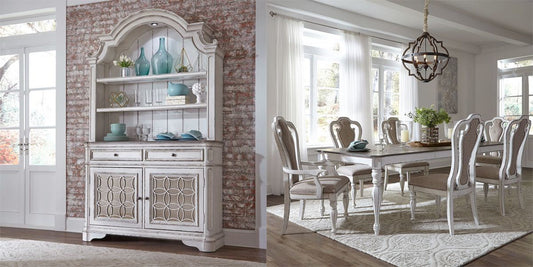 Antique White 9 Piece Dining Room Collection
