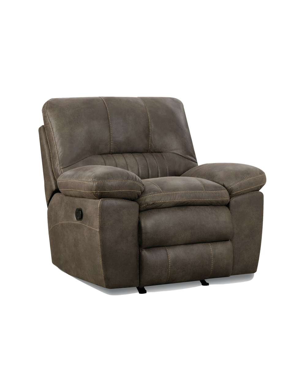 Commander Steel Gray Reclining Sofa and Loveseat