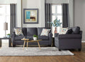 Jitterbug Charcoal Gray Sofa and Loveseat