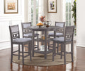Gray Starburst Counter Dining Set