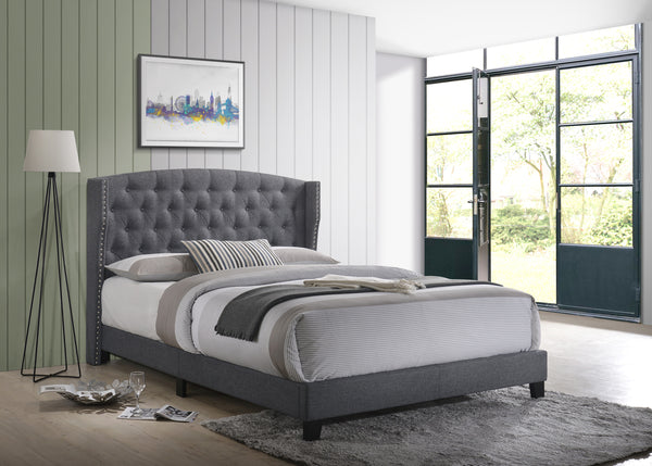 Rosemary Gray Platform Bed – My Furniture Place