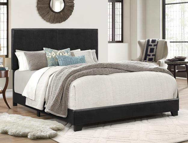 Erin Espresso/Black Platform Bed