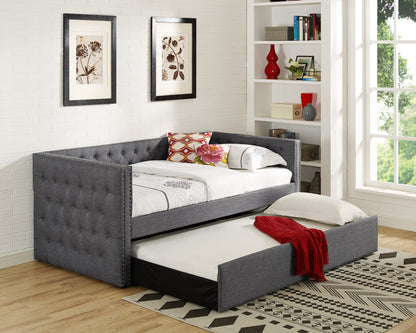 Trina Gray Tufted Daybed