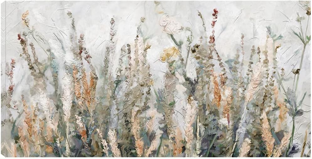 Fine Art Canvas Autumn Breeze Canvas Print by Artist Studio Arts for Living Room, Bedroom, Bathroom, Kitchen, Office, Bar, Dining & Guest Room - Ready to Hang - 40 in x 21 in