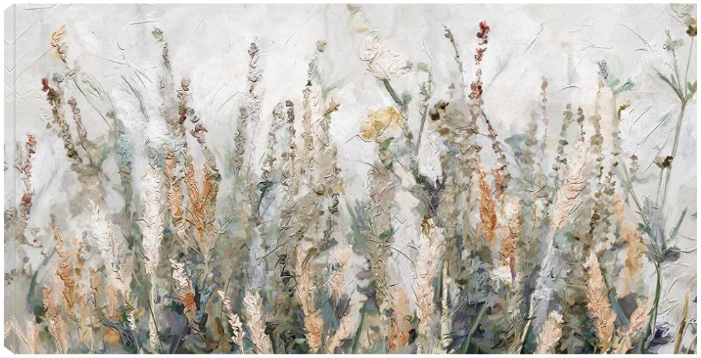 Fine Art Canvas Autumn Breeze Canvas Print by Artist Studio Arts for Living Room, Bedroom, Bathroom, Kitchen, Office, Bar, Dining & Guest Room - Ready to Hang - 40 in x 21 in