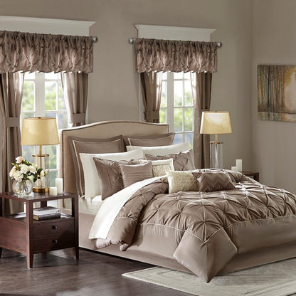 Joella 24 Piece Taupe Queen Room in a Bag