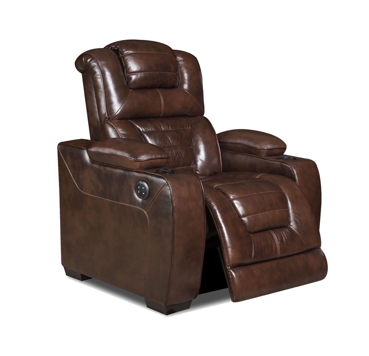 Desert Chocolate Bluetooth Speaker Recliner