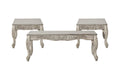 Antique Rubbed Almond Coffee Table Set