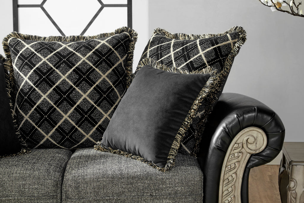 San Marino Ebony Sofa and Loveseat