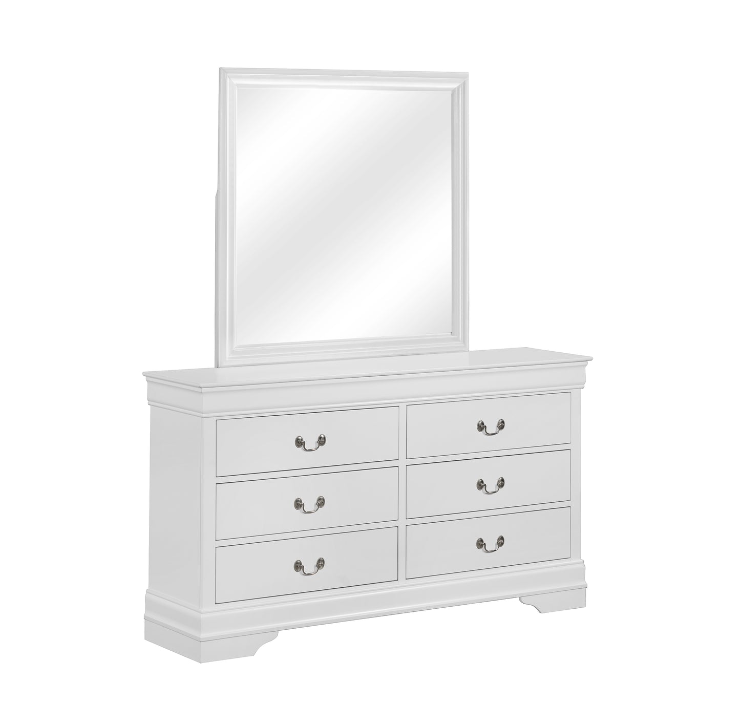 White Twin Sleigh Bedroom Set