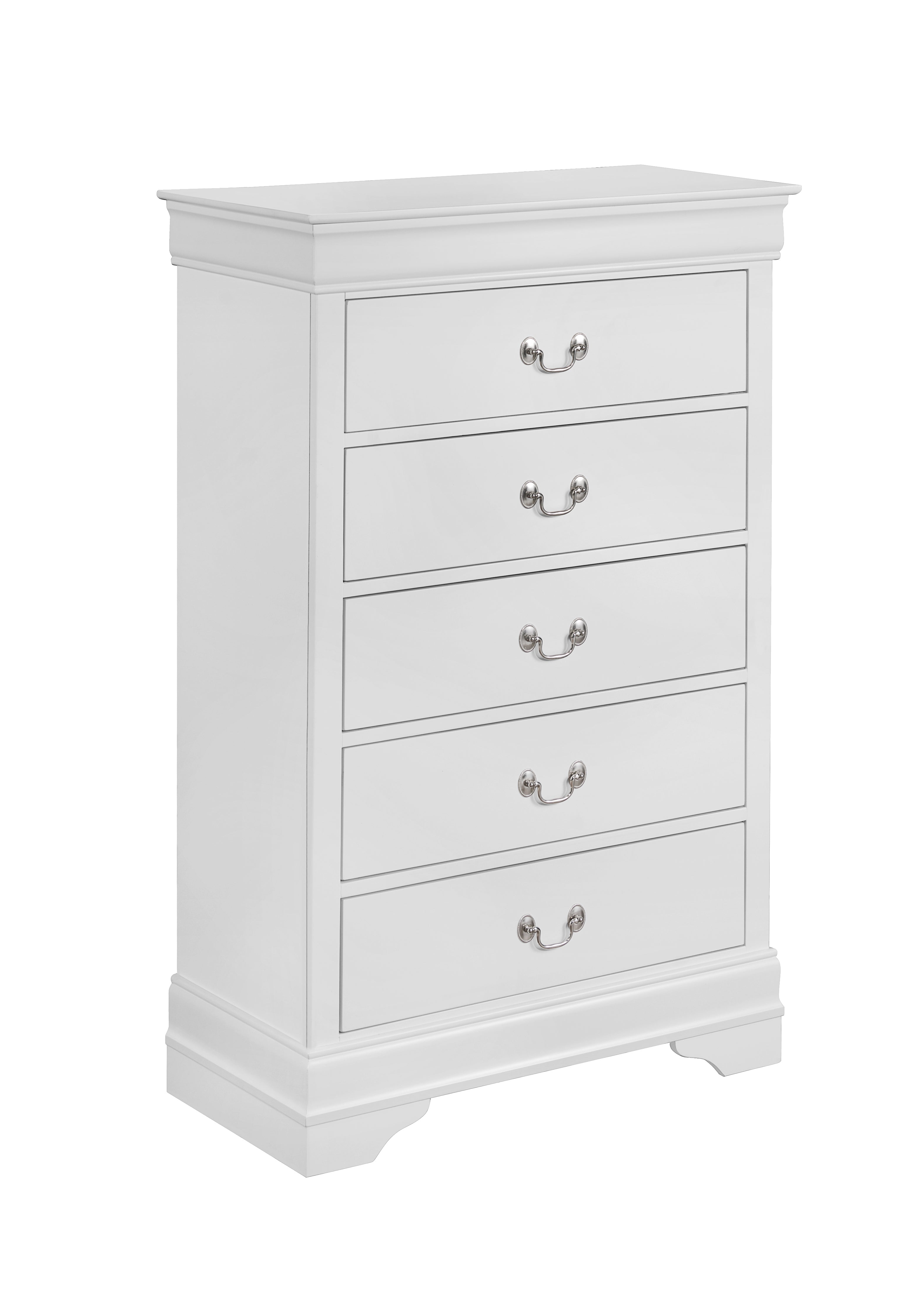 White Queen Size Sleigh Bedroom Set