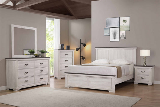Cottage Chalk and Gray Queen Bedroom Set