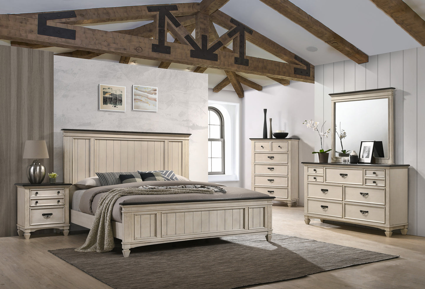 Modern Farmhouse Sawyer Queen Size Bedroom Set