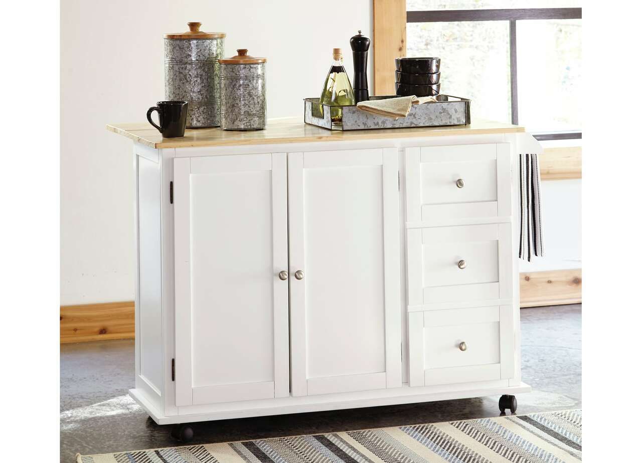 Drop Leaf Kitchen Island