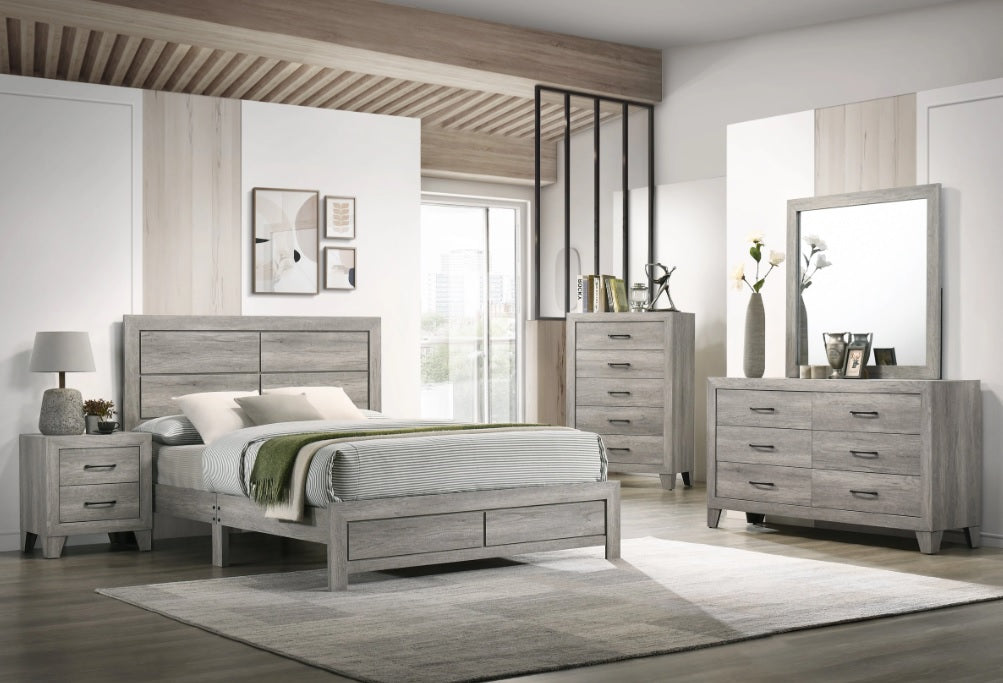 Hopkins Gray King Size Bedroom Set