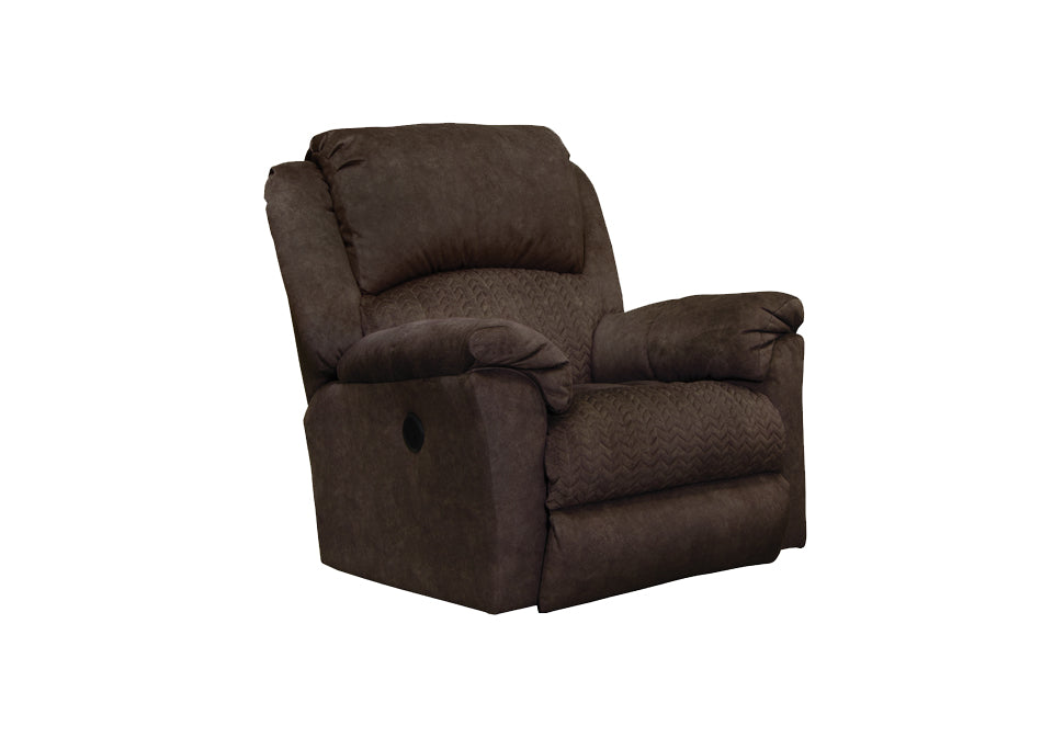 Chocolate USB Power Rocker Recliner