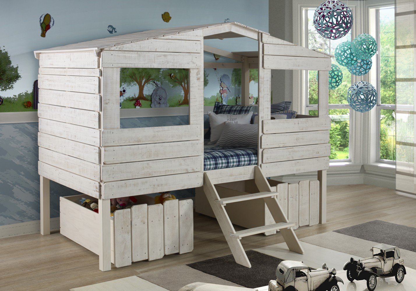 Beachcomber Tree House with Dual Toyboxes