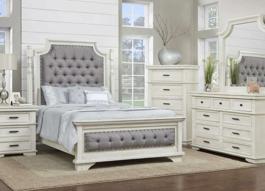 Savannah White King Bedroom Set