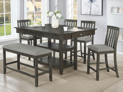 Country Gray Counter Dining Set – My Furniture Place